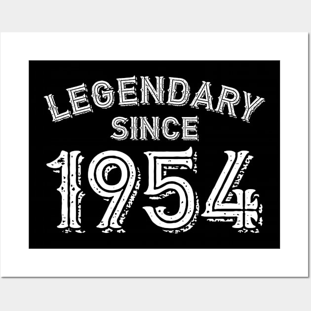 Legendary Since 1954 Wall Art by colorsplash